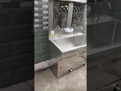 Ayna ayak kumandalı 304 paslanmaz çelik yıkama lavabosu
