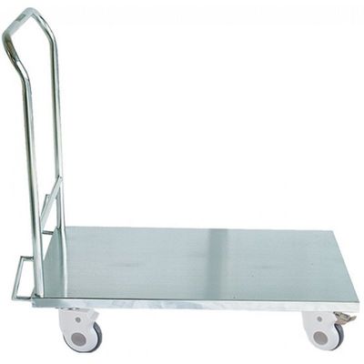 Trolley with flat plate