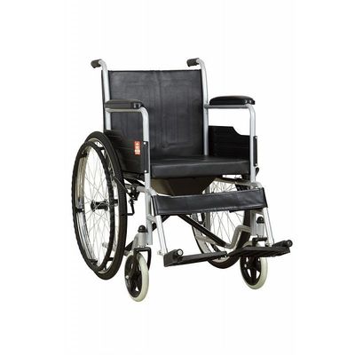 wheelchair with commode