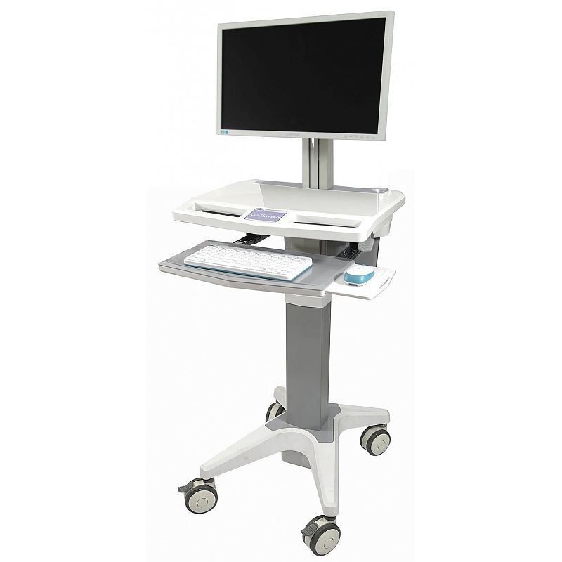 Doctor workstation computer trolley
