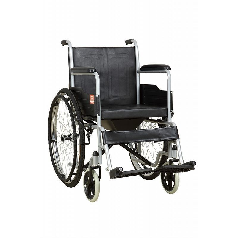 wheelchair with commode