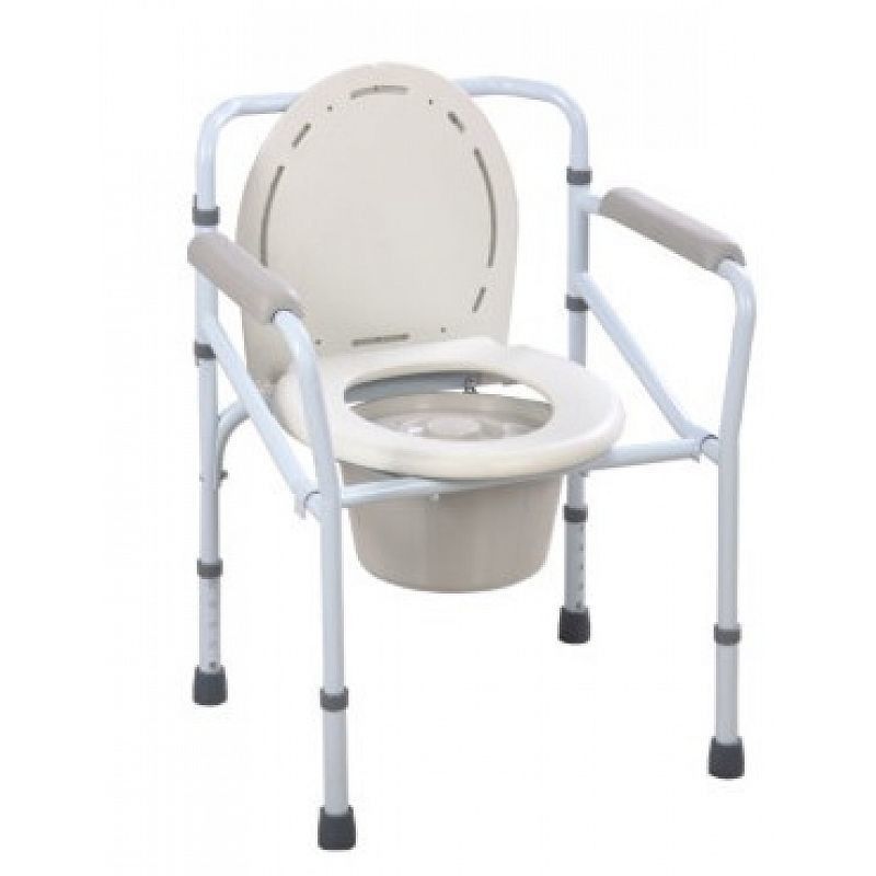 Steel commode chair