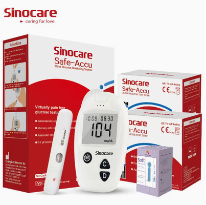 Doğru Kan Şeker Ölçücü Kan Şeker Ölçücüsü 50 test şeridi ve 50 steril lancetli kan şeker ölçücü